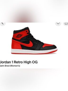 Jordan 1 Retro High OG - Black/Red